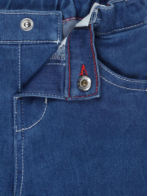 Mid Wash Denim Shorts image number 2